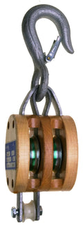 5in Galvanized Wood Shell Block T910