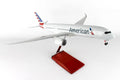 American A350 1/100 Model Airplane with Wood Stand N599