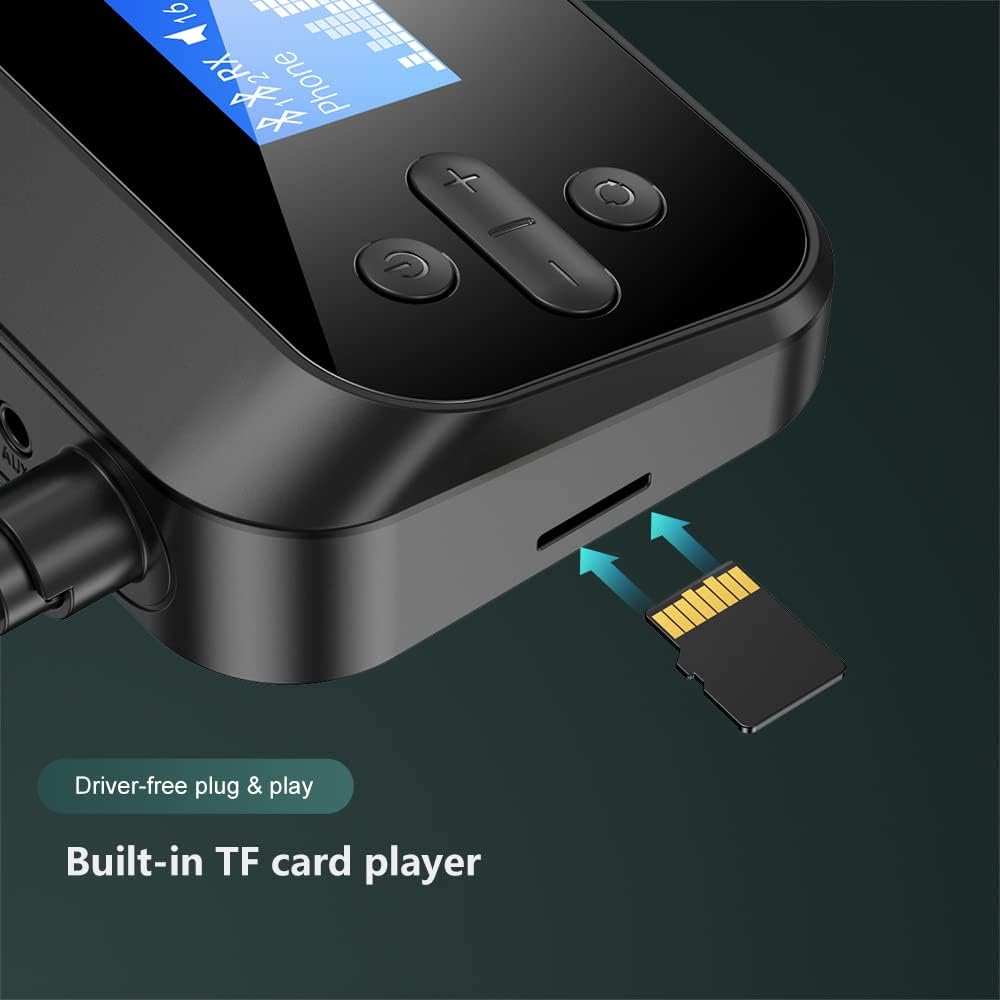 Bluetooth 5.1 Transmitter Receiver with 3.5mm Aux R59673