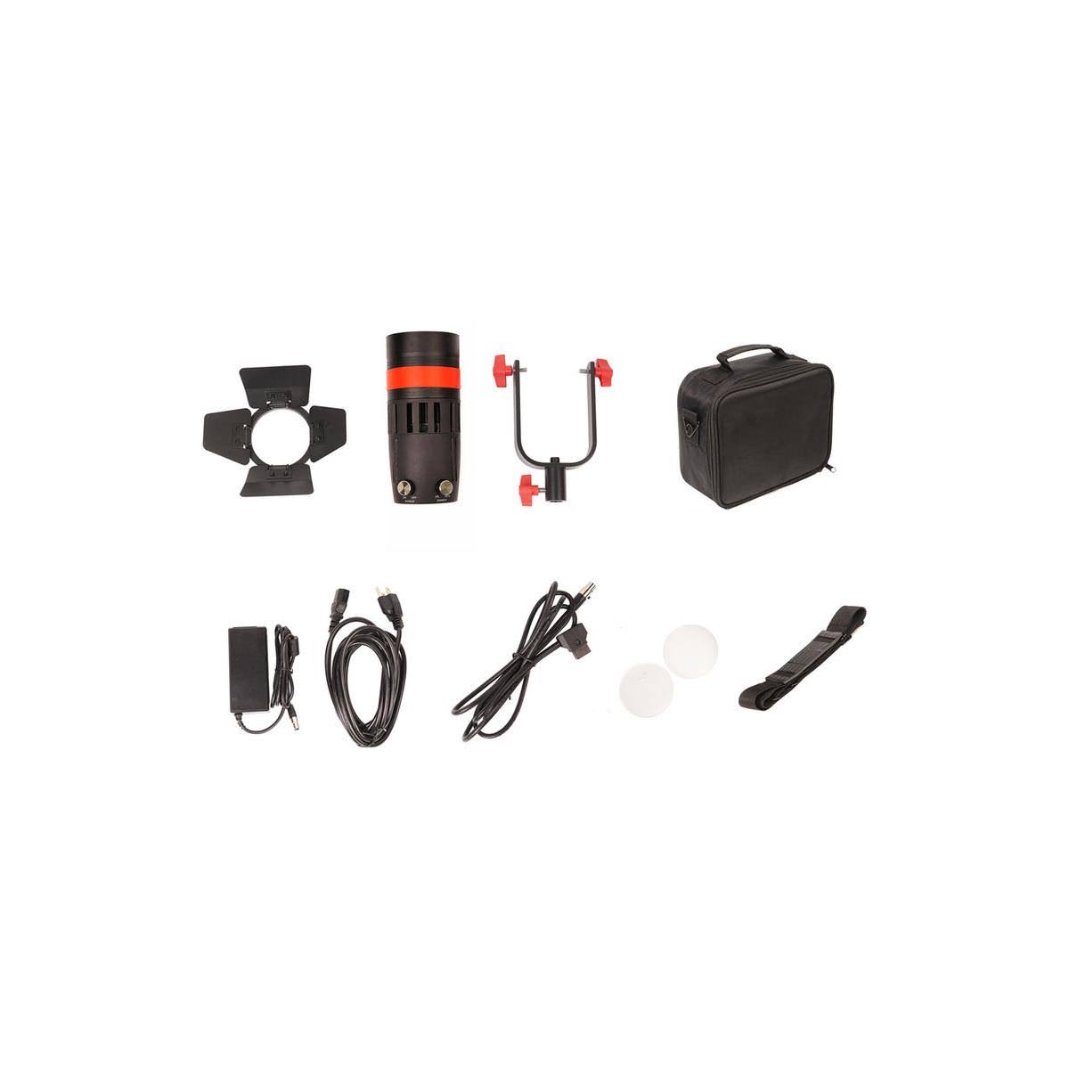 55W Bi-Color Fresnel LED Light with Carry Bag Q835376