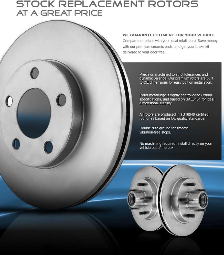 Brake Disc Rotors Pair C4234