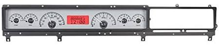 Analog Dash Gauges System Kit Black Alloy Blue S2479