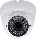 5MP 4MP Dome Security Camera 4in1 TVI/CVI/AHD/960H 2.8-12mm Varifocal Lens Waterproof White A305