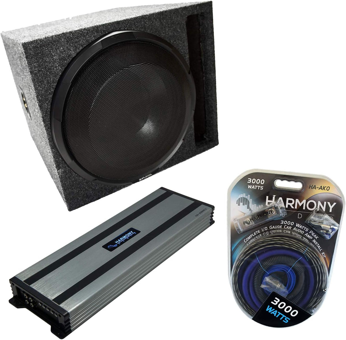 Ported 10 Sub Box Enclosure with Amplifier & Amp Kit I110