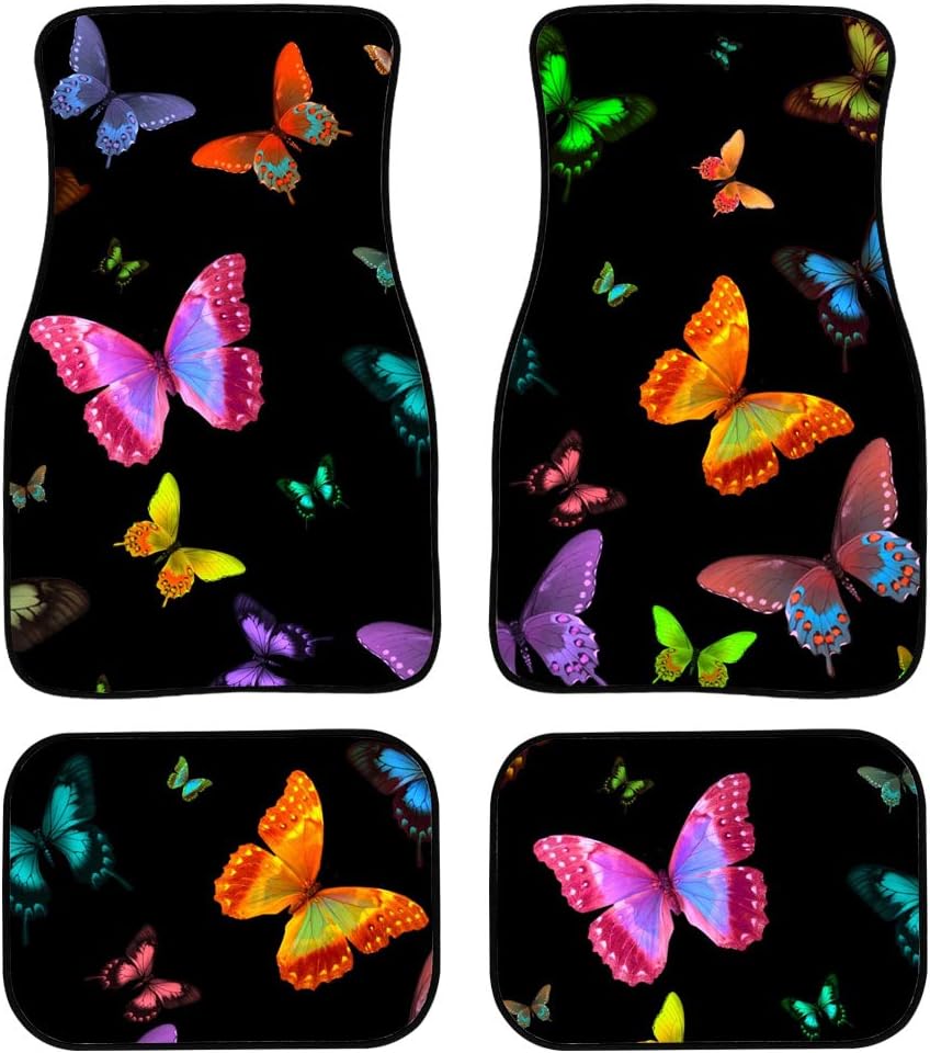 Butterflies Car Floor Mat Front/Rear Carpet M492