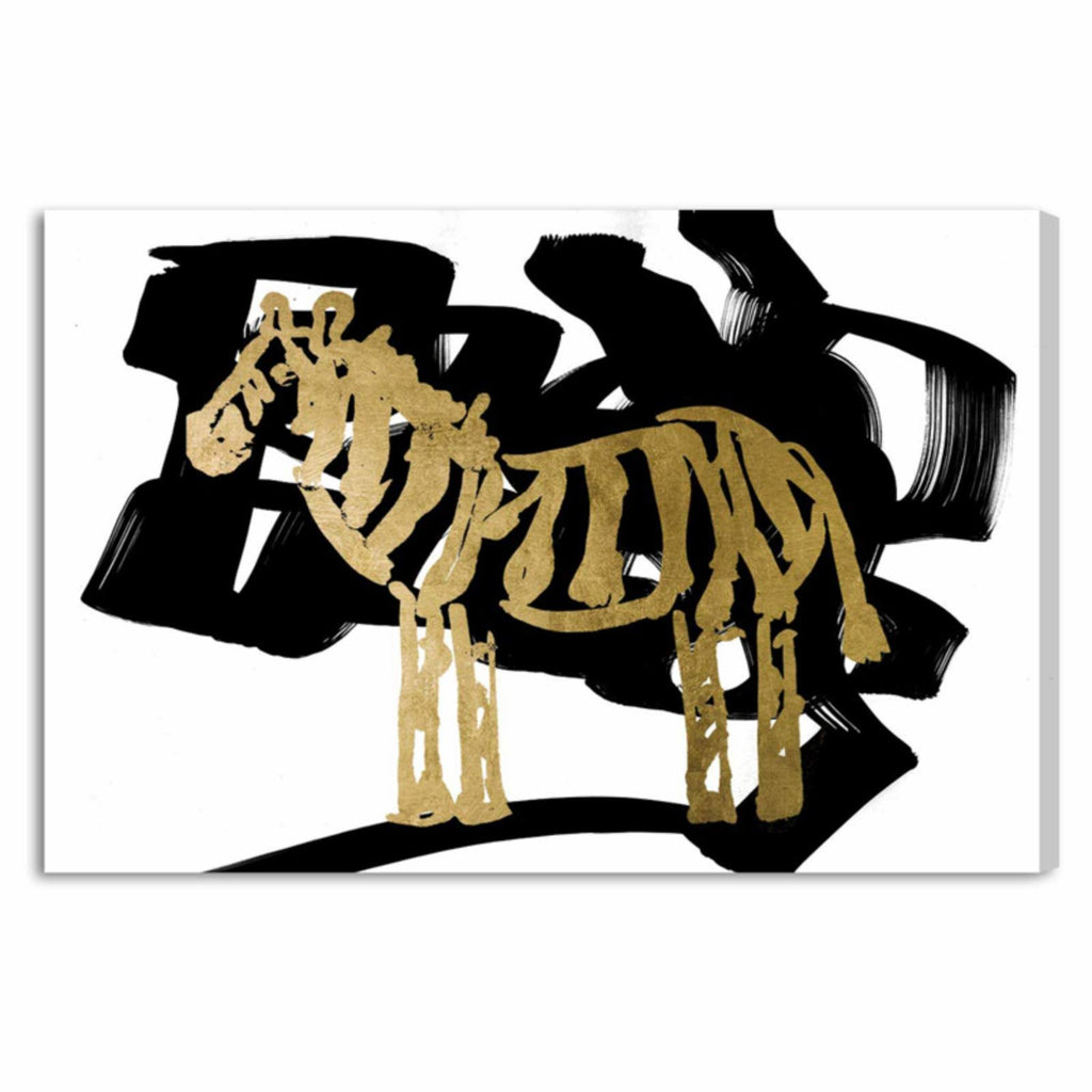 Modern Safari Zebra Canvas Art A150570