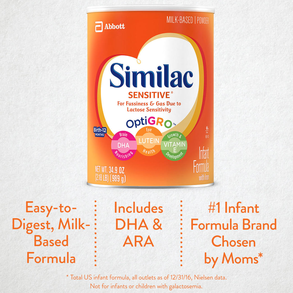 Sensitive Infant Formula with Iron Powder 3 pack B971637