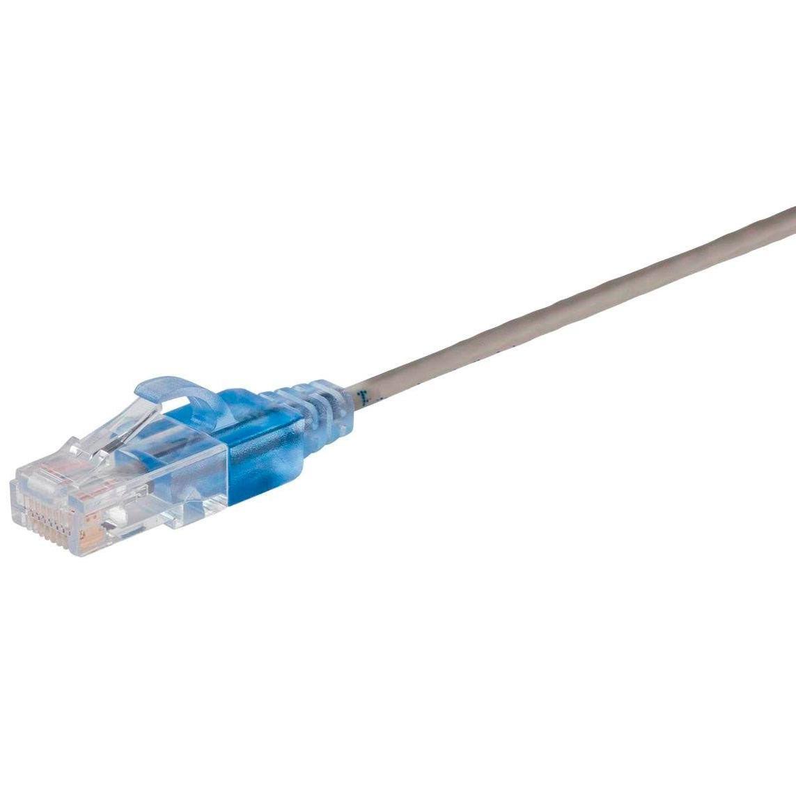 Cat6a Ethernet Network Patch Cable 30 Feet Gray 10-Pack L3031