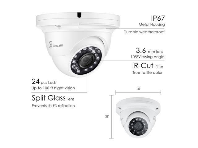 1080p HD 16 Channel 2TB DVR Security Camera System D524955