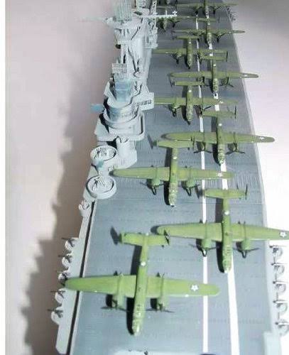 1/350 USS Hornet CV8 Aircraft Carrier Model Kit E80411