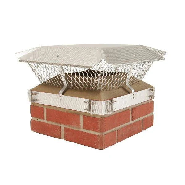 21 x 21 Aluminum Single Flue Chimney Cap V66402