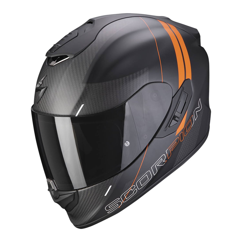 Matte Black Orange Carbon Helmet Y59216