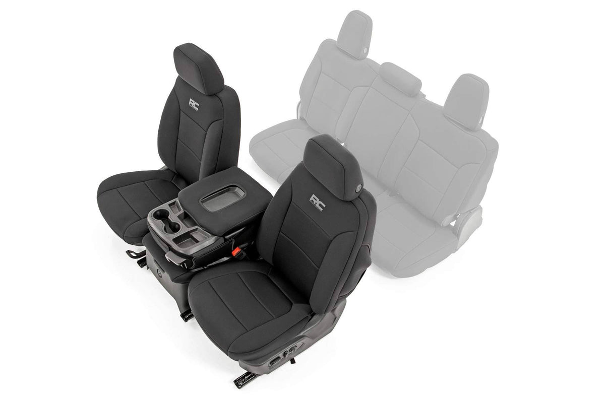 Black Neoprene Seat Covers I714