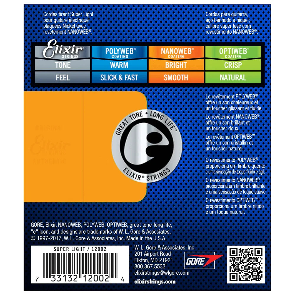 Nickel Electric Guitar Strings .009-.042 H4968