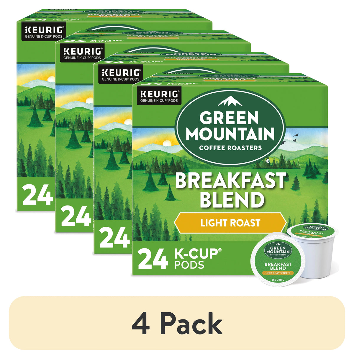 Light Roast K-Cup Coffee Pods, 24 Count R24083