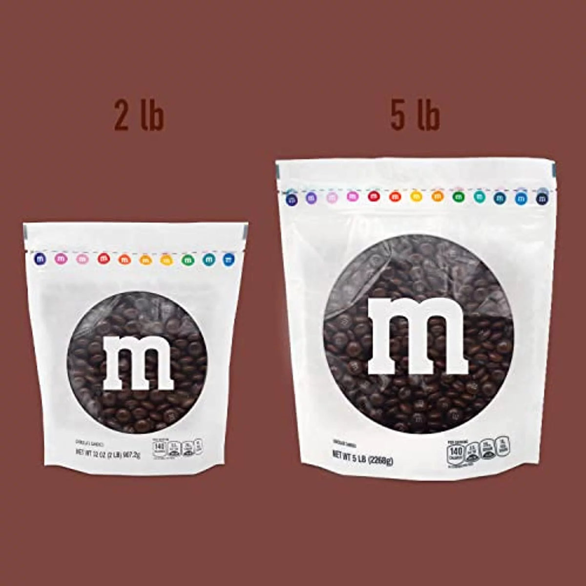 M&Ms Milk Chocolate Brown Candy 32 Oz Y6576