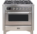 36 Dual Fuel Propane Gas Range in Stainless Steel J1001