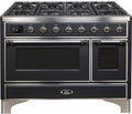48 Dual Fuel Natural Gas Range Matte Graphite Chrome Trim D655160