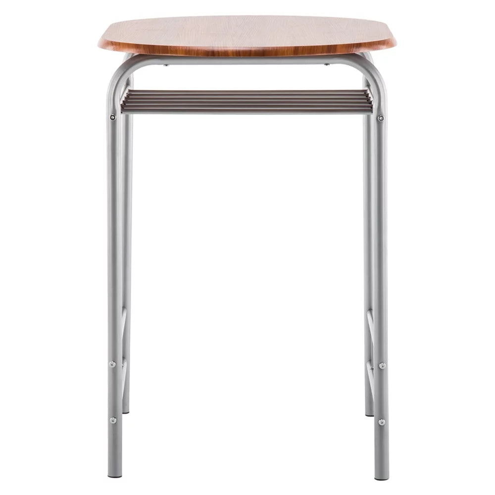 3PCS Dining Table Set 2 Chairs Wood Metal U218