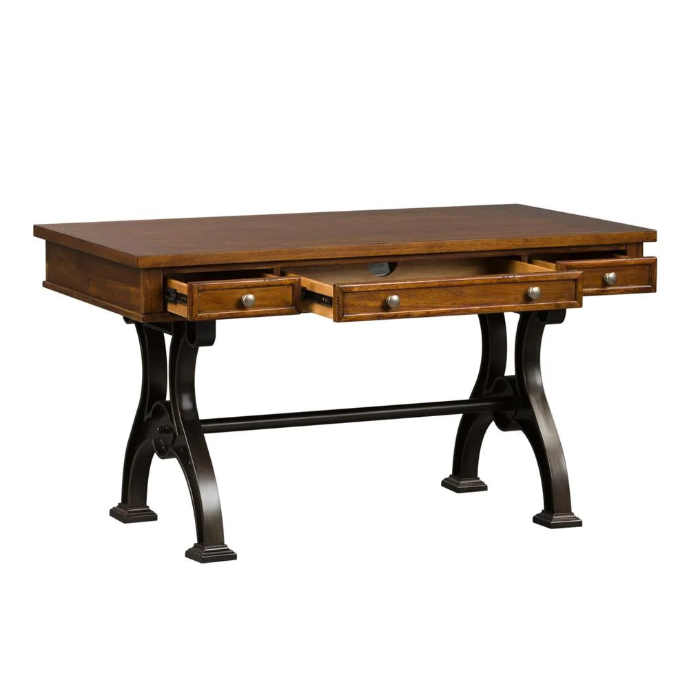Medium Brown Wood Writing Desk M6785