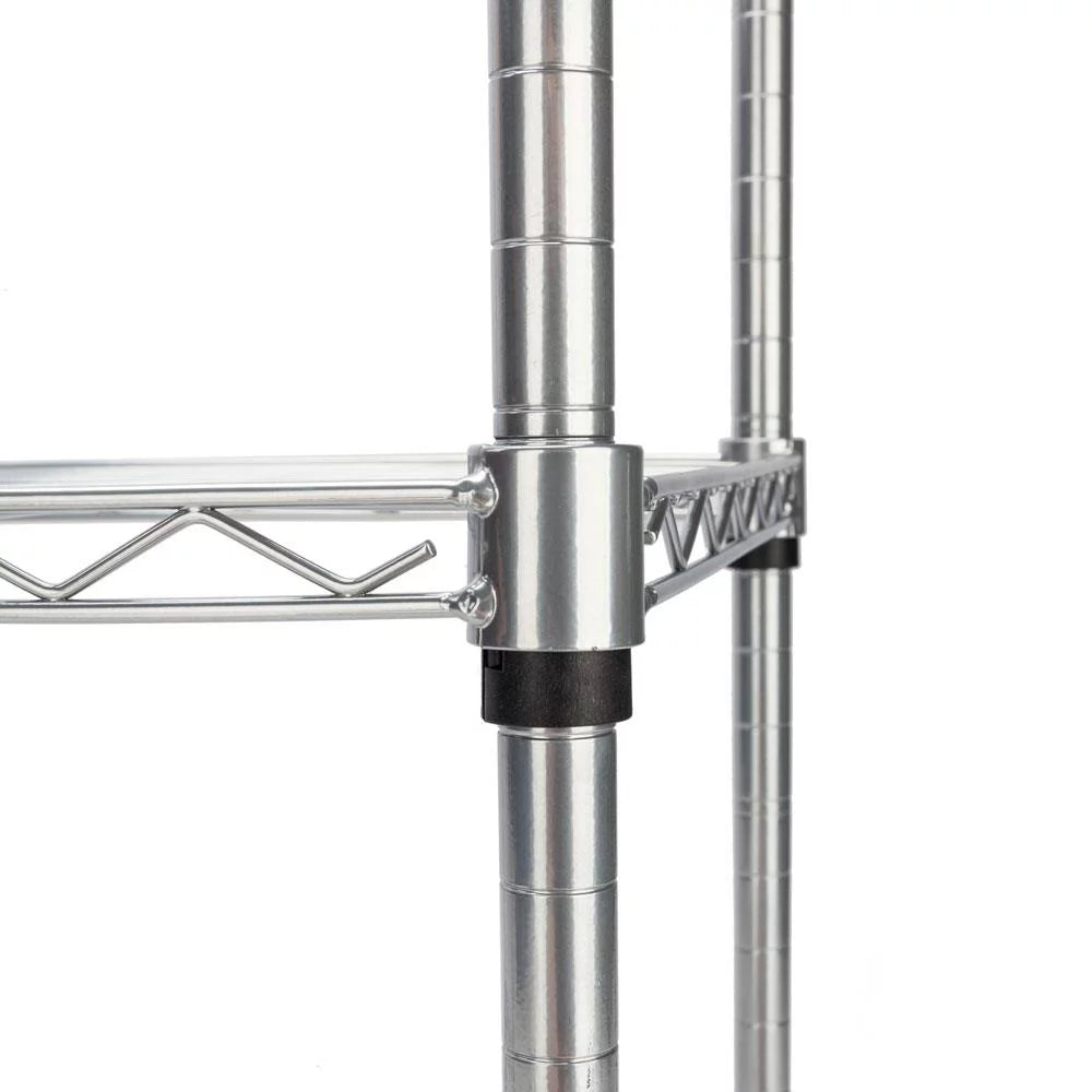 4-Tier Rolling Kitchen Baker's Rack with Storage Shelves D2526