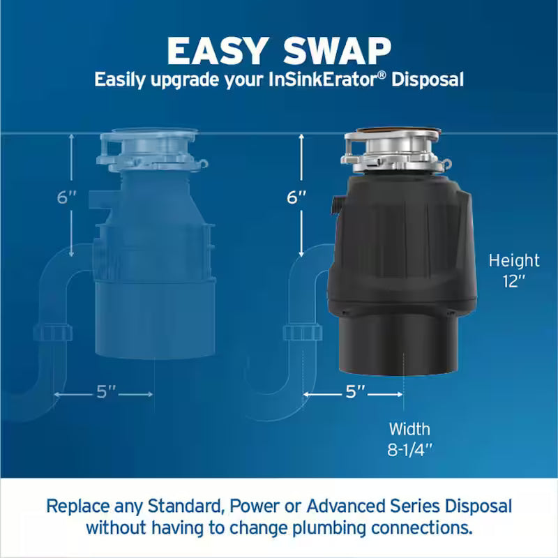 3/4 HP Continuous Feed Garbage Disposal Z697