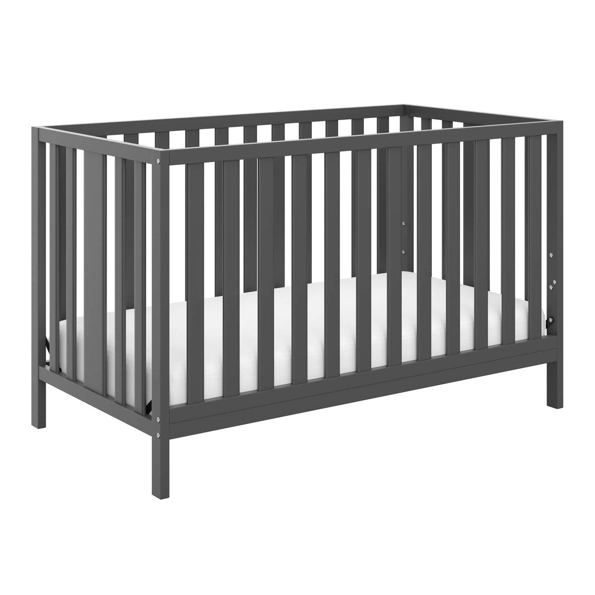 Gray 4 in 1 Convertible Crib S856