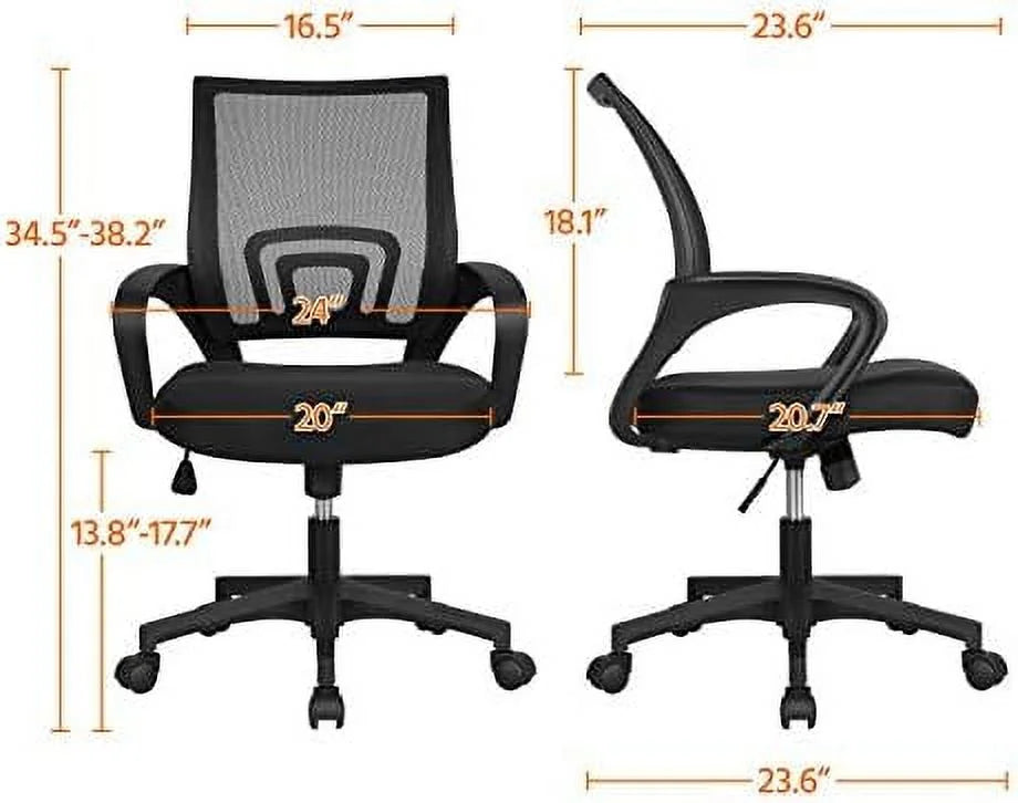 Industrial Home Office Desk with Chair Set W4820