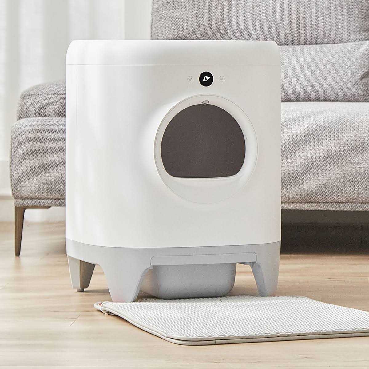 Self-Cleaning Wifi Enabled Automatic Cat Litter Box with Litter Mat V75295