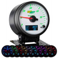 White Face Analog Boost Digital Pyrometer and Pressure Gauge K931870