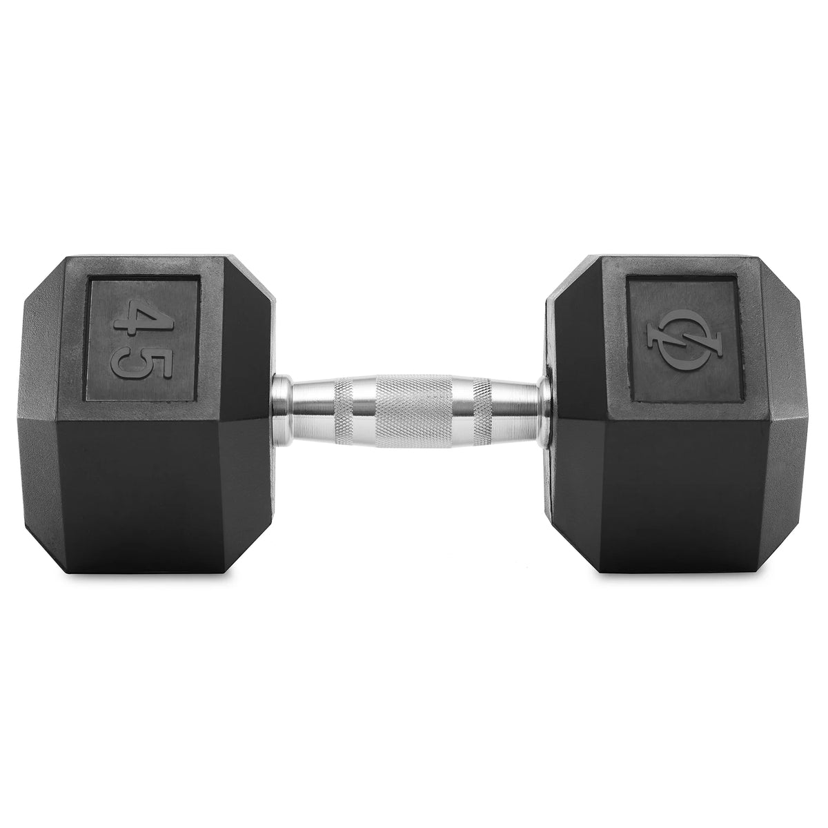 45 lb Pair Rubber Coated Hex Dumbbell X66161