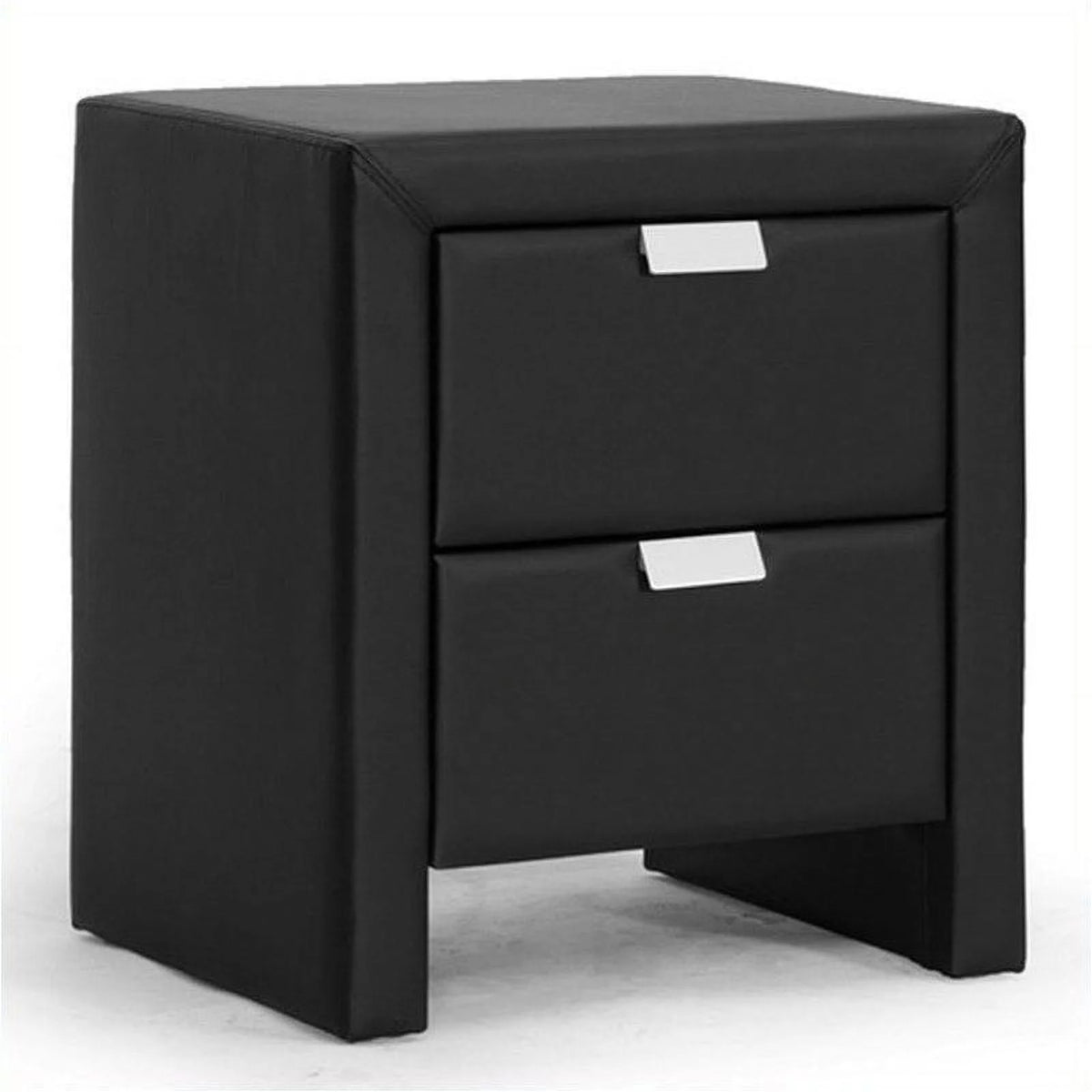 3 Piece Bedroom Set with Queen Platform Bed and Set of 2 Nightstand in Black P203352