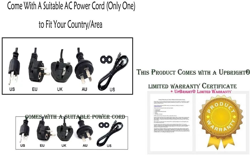 AC / DC Adapter Power Supply Cord Cable Charger K387461