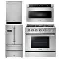 36 Propane Gas Range, Microwave, Refrigerator, Dishwasher D1556