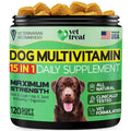 Chicken Flavor Chewable Dog Multivitamin 120 Soft Chews O427