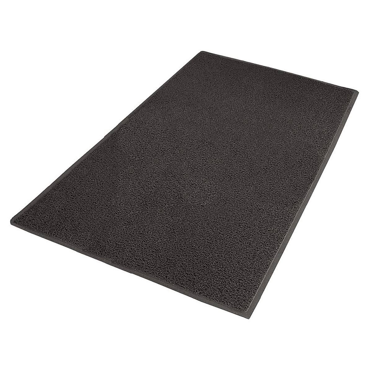 Black Carpeted Entrance Mat 4 Ft. x 6 Ft. R599
