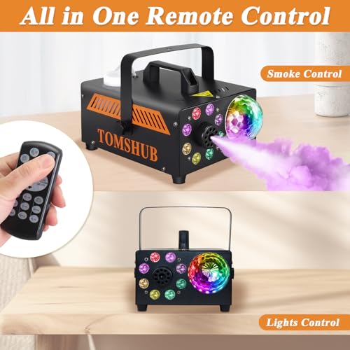 600W Fog Machine with Disco Ball & 13-Color LED Lights L50259