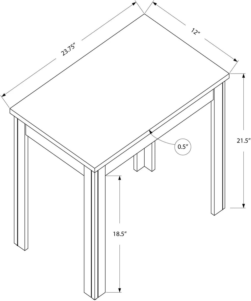 Black Laminate Accent Table B7847