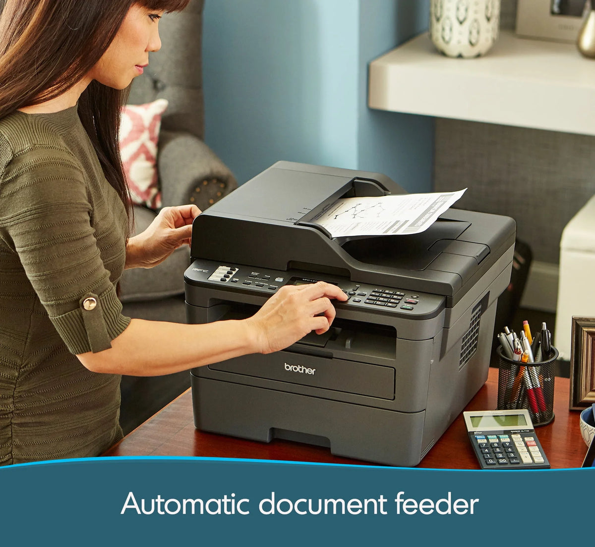 Monochrome Laser All-in-One Printer with Duplex Printing W691959