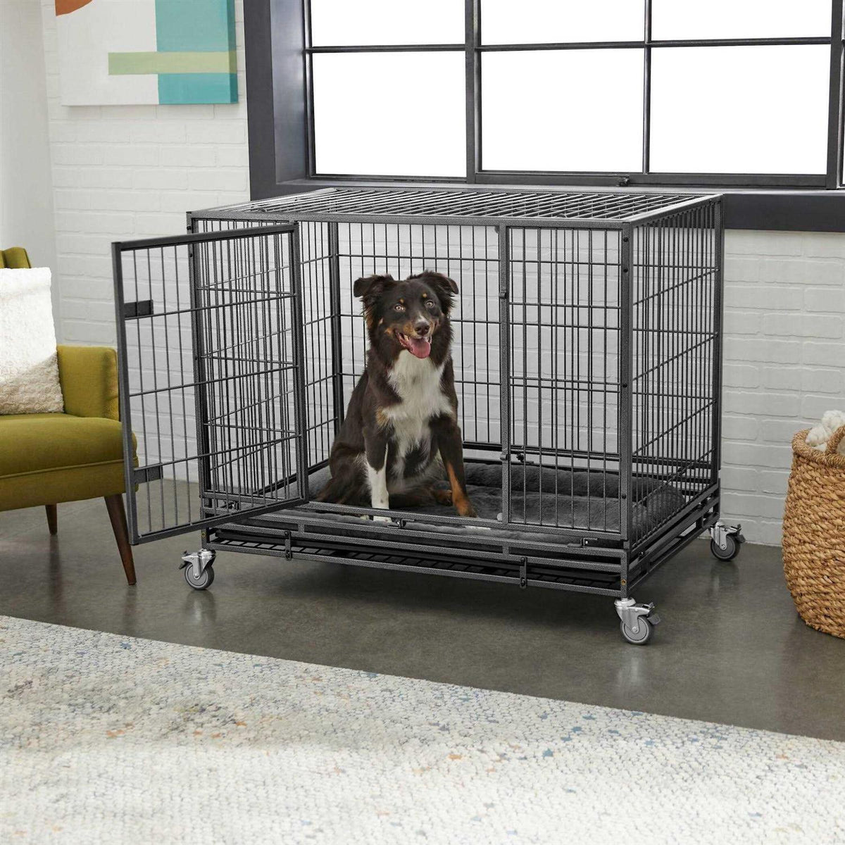 Heavy Duty Steel Dog Crate N218