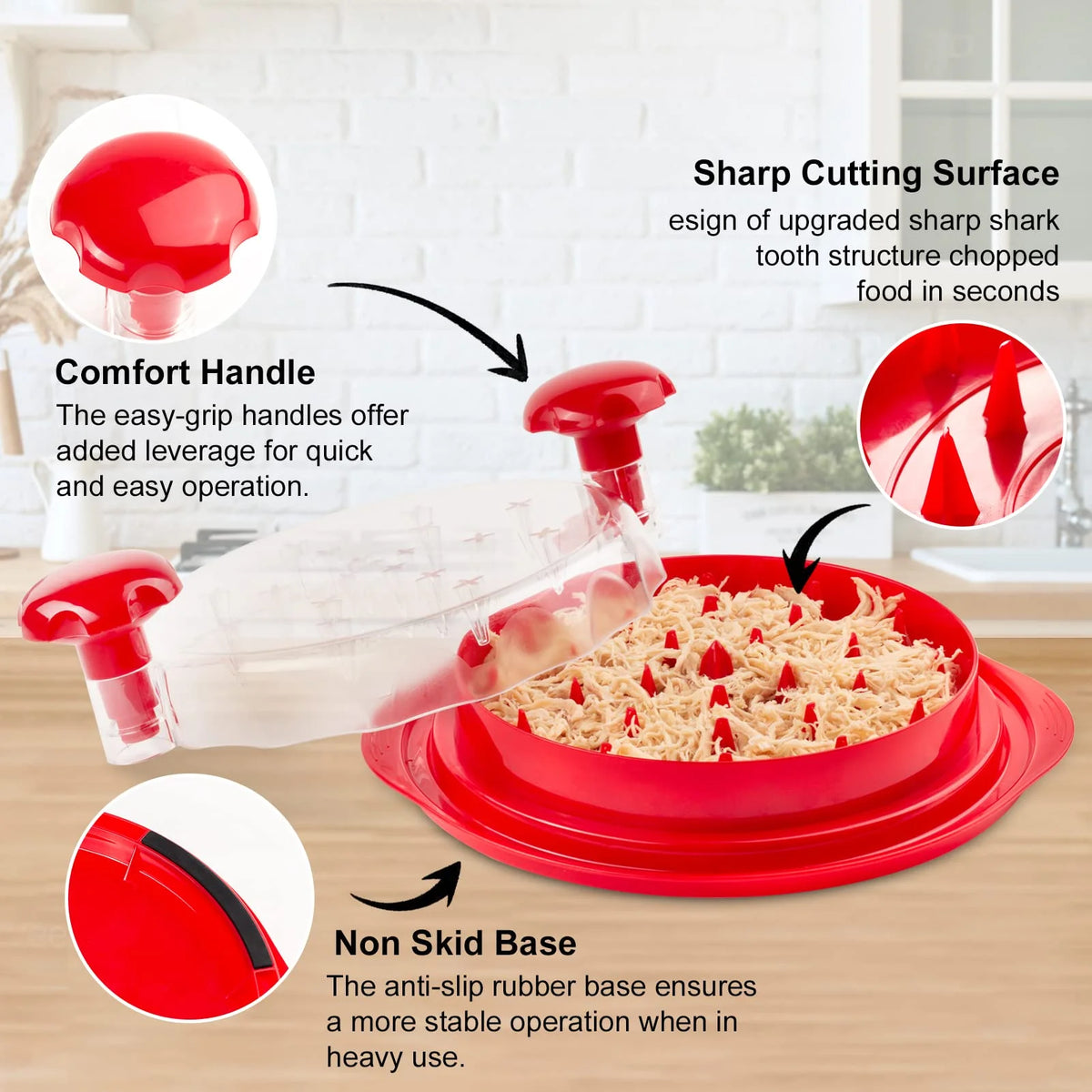 Chicken Shredder with Transparent Cover Q3129