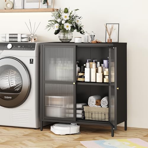 Black 2 Door Metal Storage Cabinet N542580