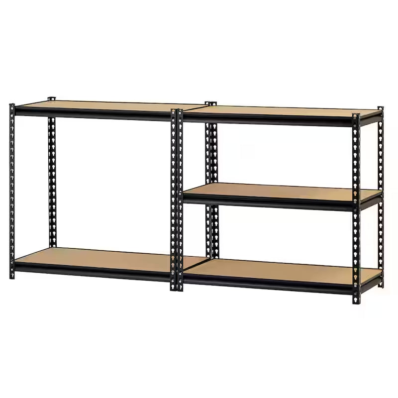 5-Tier Steel Garage Storage Shelving Unit in Black D699069