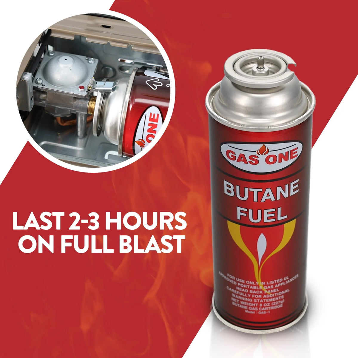 Butane Fuel Canister 12 Pack X696