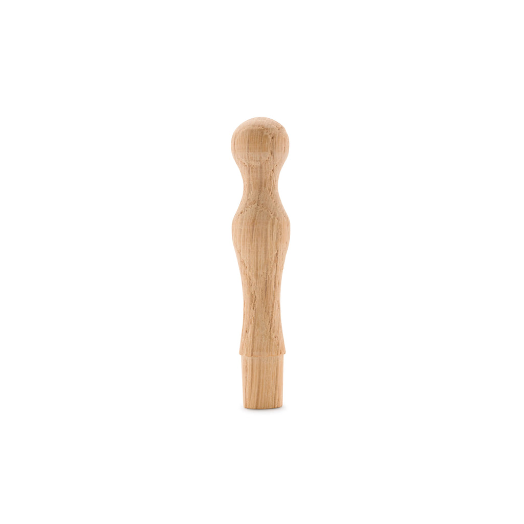 3-3/8 inch Unfinished Oak Wood Pegs, Pack of 100 S3100