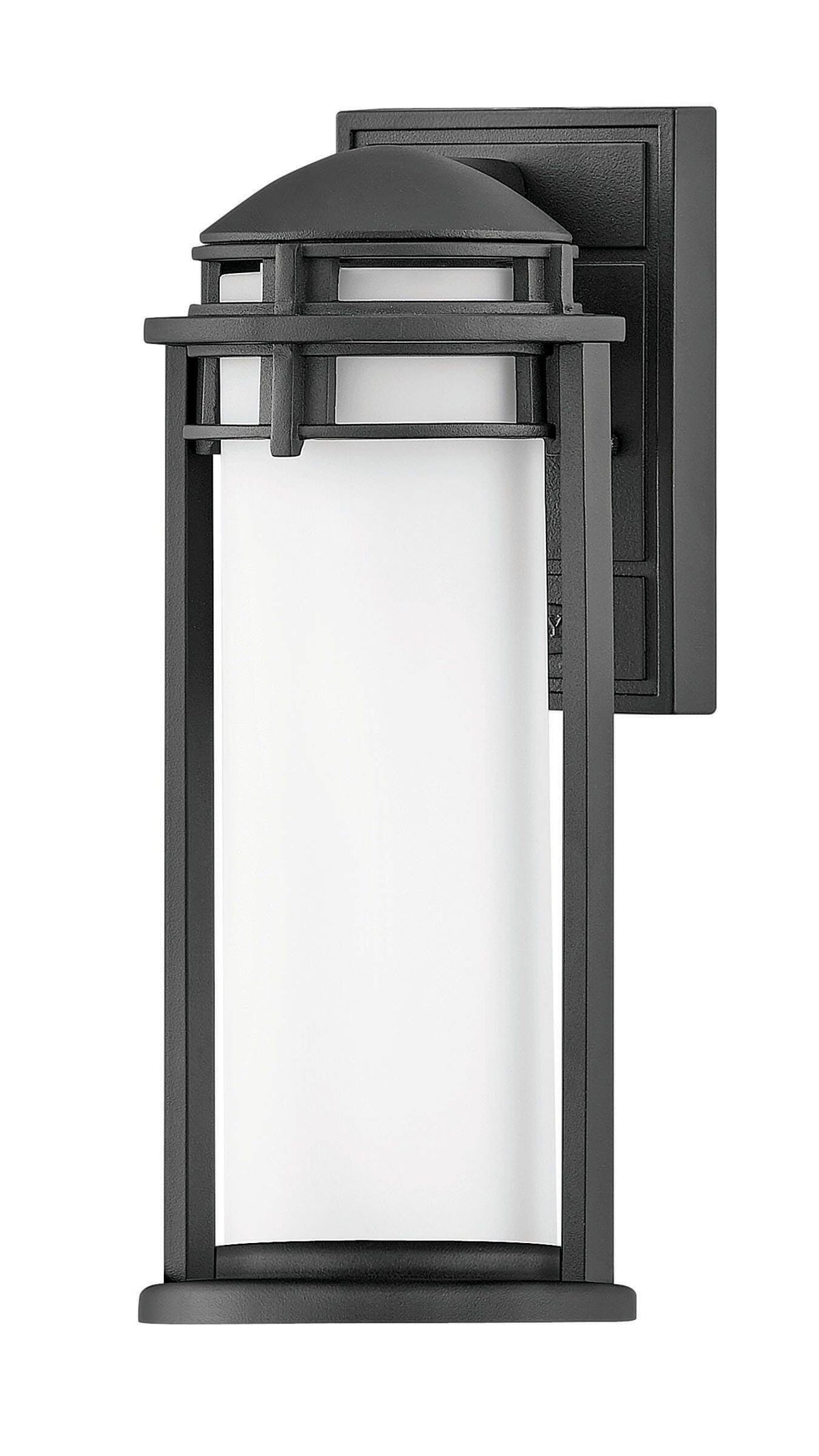 Small Textured Black Outdoor Wall Lantern Z94392