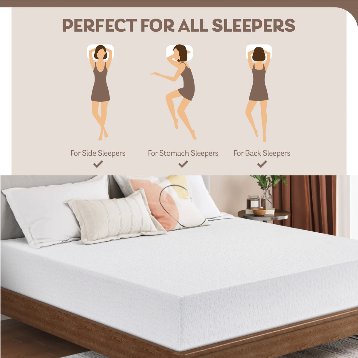 Gel Memory Foam Full Size Mattress S7041