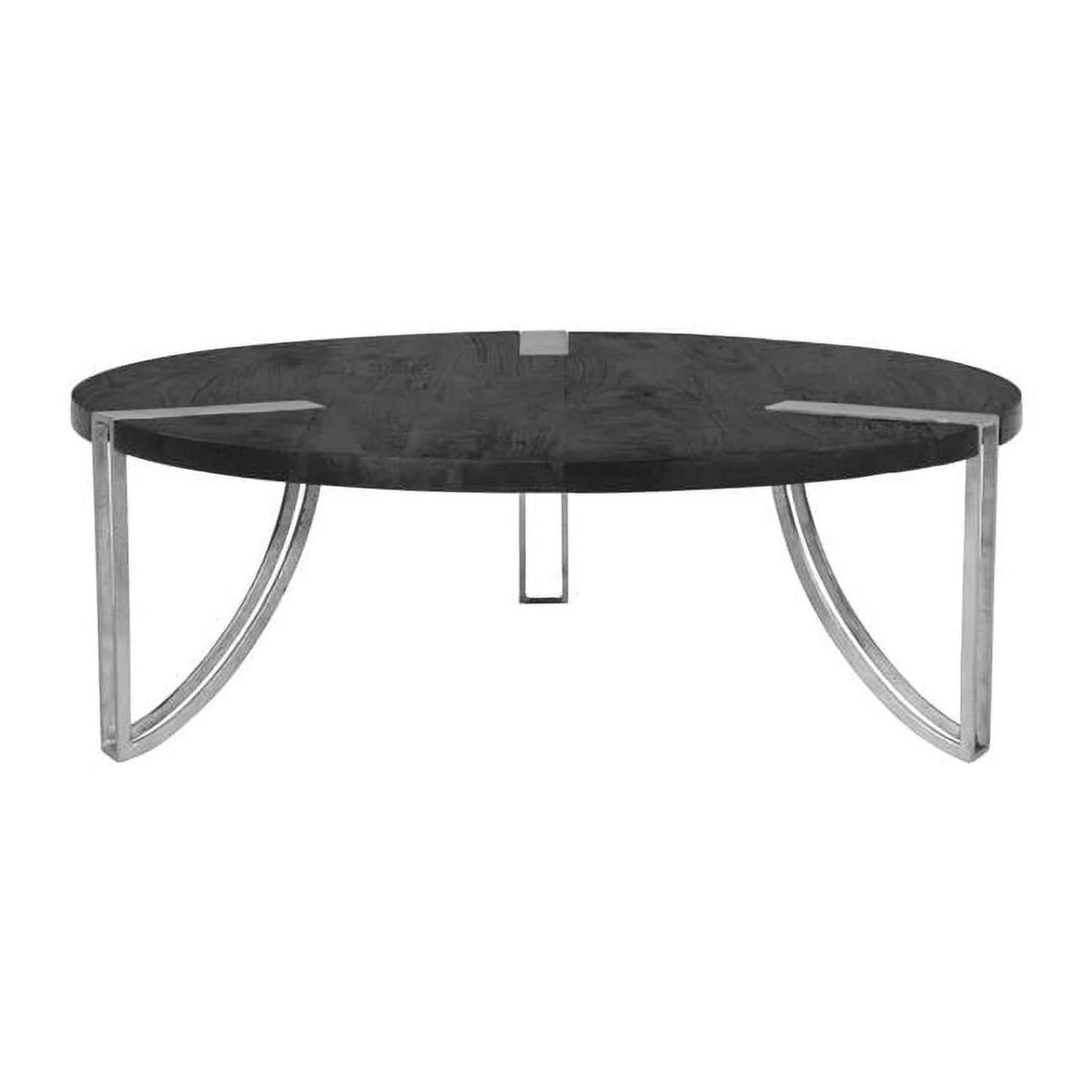 Round Mango Wood Top Coffee Table Y2126
