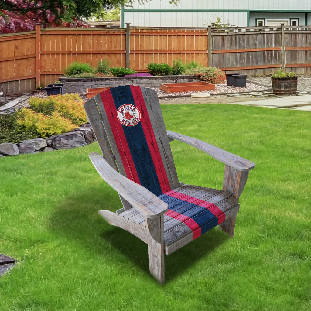 Distressed Wood Adirondack Chair K443