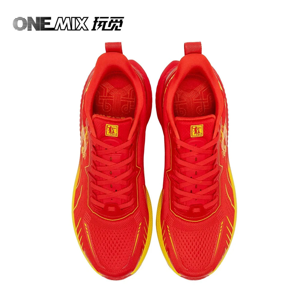Chinoiserie Running Shoes for Men Breathable Mesh Walking Sneakers H807